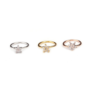 Arracada de Moda con Flor de Circonita Cúbica para Cartílago Hélix <span class=keywords><strong>Tragus</strong></span> Anillo para Nariz Joyería para Piercing de <span class=keywords><strong>Oreja</strong></span> y Nariz - Product Image 4
