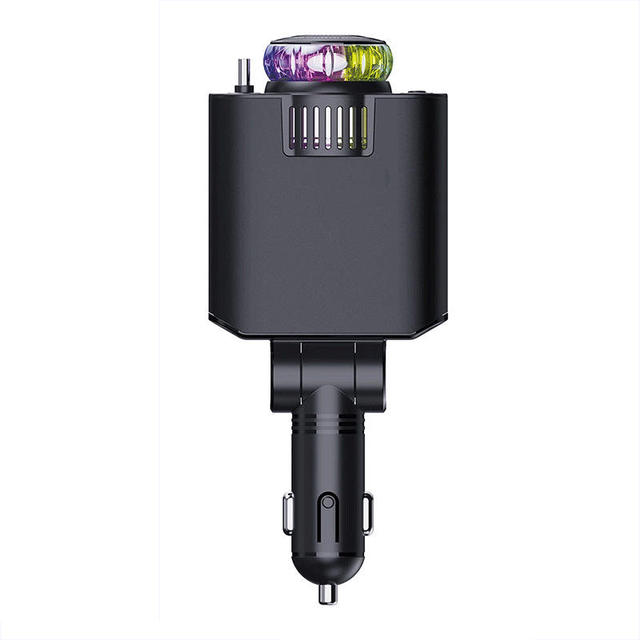 Fast Retractable Type C PD Mobile Phones Cars Starry Sky Ambient Light Aromatherapy 45W Dual Pull Cord 12-24V Charger Adapter