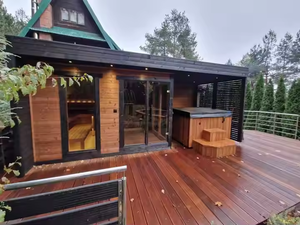 2025 di legno solido puro giardino esterno casa Sauna con funzione vapore umido e vasca da bagno combinata grande stanza Sauna all'aperto - Product Image 2