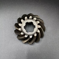 6H4-45551-00 Roda Gigi Pinion Baja Tahan Lama Baru untuk Motor Tempel Bensin Yamaha 40-50HP 2/4 Tak