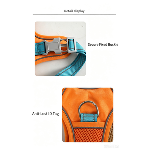 Cat vest type traction rope chest strap for going out Summer walking cat rope anti-relief cat chain supplies - Product Image 3