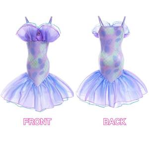 Disfraz de Sirenita para Niñas, Vestido de Ariel para Fiestas de Cumpleaños, Disfraces de Halloween para Niños - Product Image 3