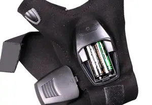 Hardware Worker Use Fingerless Magic Strap 2*AA Battery Led Glove Flashlight With LED Light