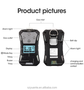 Built-In Pump Portable Gas Detector With Man <b>Down</b> Alarm Function - Product Image 5