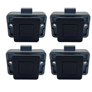 Bouton de porte d'armoire serrure de verrouillage, bouton poussoir carré pour Rv camping-car moteur maison <span class=keywords><strong>caravane</strong></span> - Product Image 4
