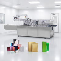 Machine d'emballage automatique pour mascara, parfum, savon, sachets et pochettes, cartonneuse multifonction haute vitesse