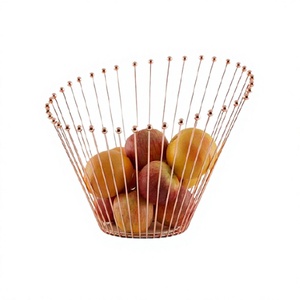 Panier en fil métallique au design fantastique, qualité supérieure, forme ronde, taille personnalisable, pour accessoires de cuisine - Product Image 1