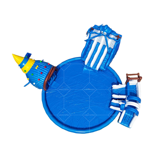 Château <span class=keywords><strong>gonflable</strong></span> <span class=keywords><strong>géant</strong></span> en PVC pour piscines Maison de rebond amusante avec <span class=keywords><strong>ballon</strong></span> pour parc à thème Party & Game Center - Product Image 1