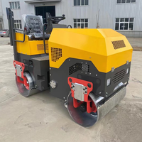 Double tambour vibratoire de machine concrète de compacteur de rouleau de route 2 tonnes 3 tonnes pour des machines et la construction de route