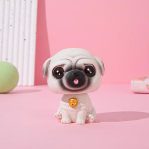 Ornements de Bobblehead de Lapin Super Mignon Créatif Style Feng Shui Écologique pour les Filles de Bureau de Voiture Cadeaux d'Affaires <span class=keywords><strong>Occasion</strong></span> du Nouvel An - Product Image 5