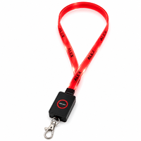 Colliers lumineux LED clignotants personnalisés en gros, colorés, portables, pour femmes, pour Halloween, fêtes, jouets de carnaval