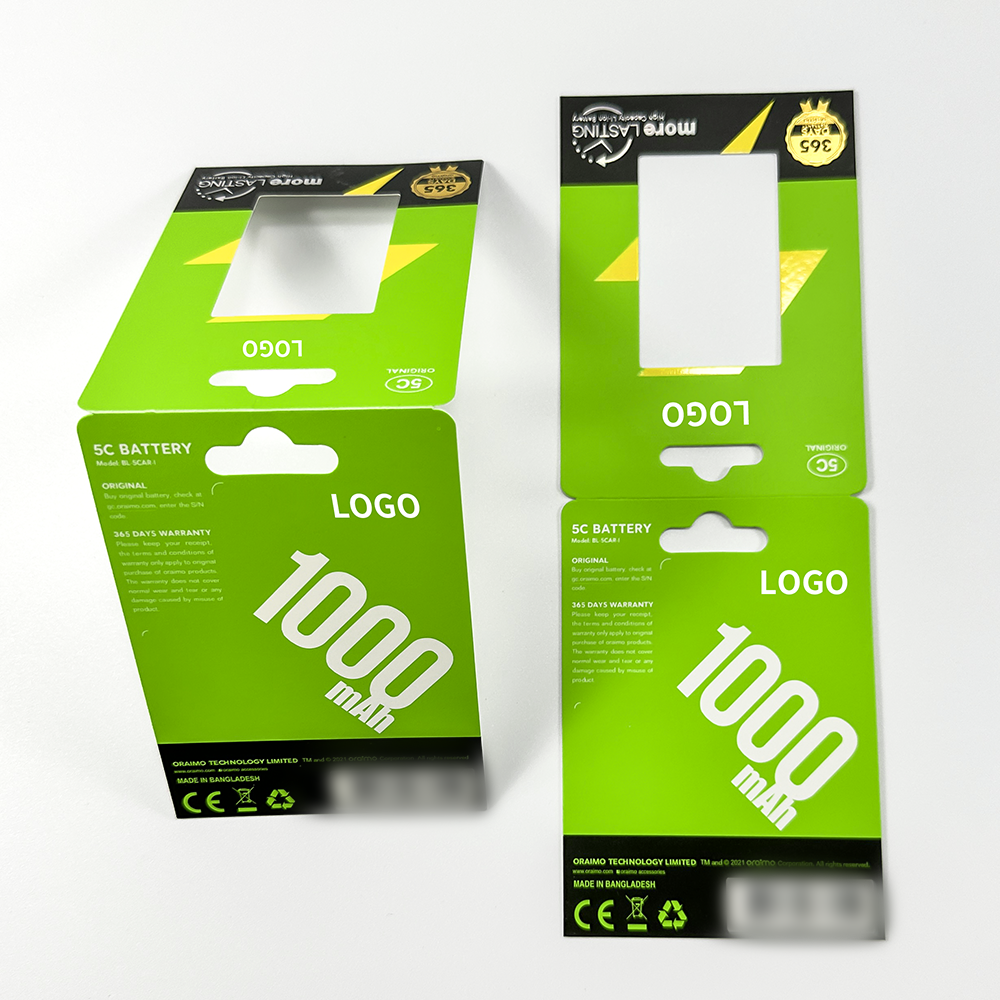 Custom Printed Paper Packaging Cards Both Sides Printed Cardboard Offset Paper Duplex Board for Header Design