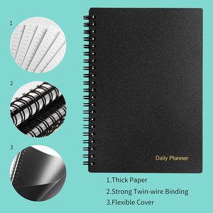 LABON Black Daily <strong>Planner</strong> Undated <strong>Hourly</strong> <strong>Planner</strong> 150 Pages Time Management Manual and <strong>Planner</strong> - Product Image 5