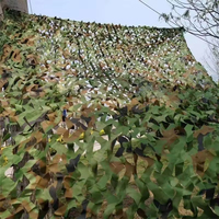 Filet de camouflage robuste, imperméable, coupe-vent, pliable, tactique, en polyéthylène, pour utilisation en extérieur