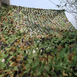 Filet de camouflage robuste, imperméable, coupe-vent, pliable, tactique, en polyéthylène, pour utilisation en extérieur - Product Image 5
