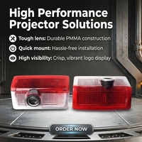 Projecteur laser de bienvenue personnalisable pour seuil de porte de voiture ZX W213 12V avec logo