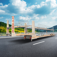 Semi-remorque porte-voitures 8 places entièrement galvanisée avec garantie anti-corrosion, semi-remorque à double étage pour le transport de véhicules