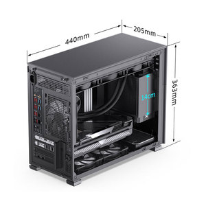 Jonsbo D31 lưới đầy đủ tháp MicroATX Chassis kép 360 tản nhiệt ATX Cung cấp điện dọc ống dẫn khí đồ họa dài kho - Product Image 5