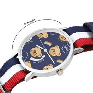 Reloj Deportivo con Imagen Personalizada, Correa de Nailon Tejida, Esfera Redonda, Diseño sin Escala - Product Image 5
