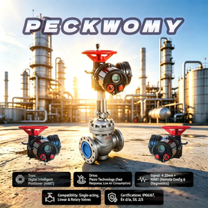 แอคชูเอเตอร์กันระเบิดรุ่นใหม่ล่าสุดจาก Peckwomy ซีรีส์ PWMON พร้อมหน้าจอแสดงผลสามารถเปลี่ยนแทนแอคชูเอเตอร์รุ่น IQ3และ IQ20ได้ - Product Image 1