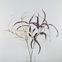 Plante artificielle en tissu de soie blanc effet saule de 75 cm, feuille d'eucalyptus, pour arrangement floral de salle de mariage, Noël, Pâques
