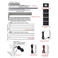 Acrylique chassant la lumière d'ambiance automatique RVB 14/18 en 1 bande de LED lumière décorative intérieure de voiture APP télécommande lumière ambiante