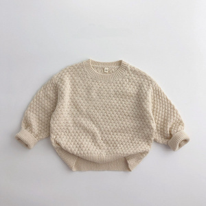 <span class=keywords><strong>Pull</strong></span> classique pour enfant en bas âge, vêtement pour fille et garçon, couleur unie, collection automne 2023 - Product Image 6