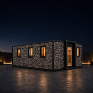 Casas Pequeñas Modernas Prefabricadas NewGen, Diseño Rectangular de 20 Pies, Casa Contenedor Directo de Fábrica con Porche, Lista para Enviar - Product Image 1