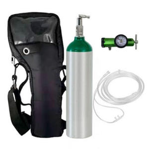Kit de bouteille d'oxygène en aluminium portable de 2 L/4 L pour inhalation, bouteilles de gaz médical, équipement de style sac à dos pour haute altitude - Product Image 2