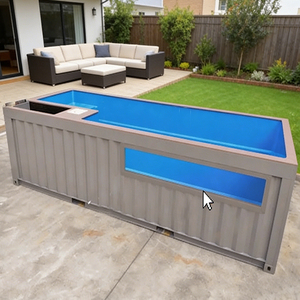 <span class=keywords><strong>Piscine</strong></span> de luxe en fibre de verre pour jardin extérieur, de type conteneur maritime, hors sol, 20 pieds x <span class=keywords><strong>30</strong></span> pieds - Product Image 2