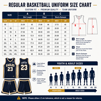 Ensemble d'uniformes de basketball personnalisés en maille respirante pour enfants, jeunes, hommes et adultes, avec design libre, sublimation, thème équipe universitaire marine et or, pour le spirit scolaire