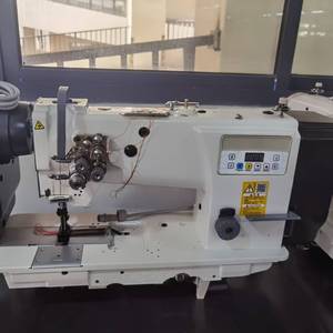 New High Quality UH4400E-DD Single Needle Heavy Duty Industrial Apparel Sewing Machine Lock Stitch Flat-Bed Triple <b>Feed</b> - Product Image 4
