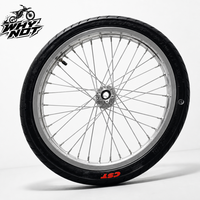 Nouveau kit de roues Supermoto Surron Light Bee X LBX 17 pouces, jantes chromées argentées avec pneus routiers 70/90-17 90/80-17, vélo électrique