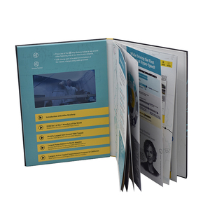 Tamaño personalizado de impresión de <span class=keywords><strong>la</strong></span> grabación de vídeo saludo folleto Audio libro. - Product Image 3