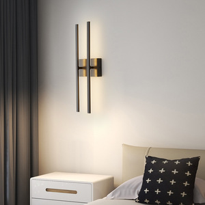 Lampe murale créative minimaliste de luxe 2024 pour salon, fond de télévision, lumière principale, nouveau style, lampes murales de chevet - Product Image 5