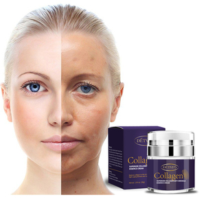 Crème faciale Anti-rides Marine <span class=keywords><strong>au</strong></span> collagène, crème de jour hydratante lissante pour raffermir et tonifier à l'aloe Vera crème pour le visage - Product Image 1
