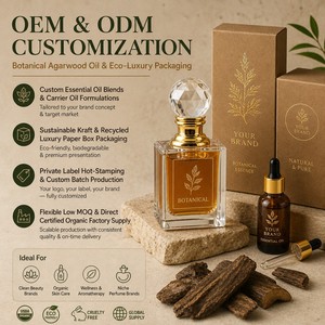 100% Reines Agarholz Ätherisches Öl Oud Attar Dampfdestilliert Holziges Orientalisches Aroma 1ml 3ml Luxuriöse Kristallflasche - Product Image 6
