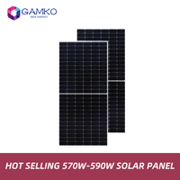 Panneau solaire photovoltaïque monocristallin pas cher 580W/585W/590W Jinko Longji JA Solar Cell pour usage domestique et commercial