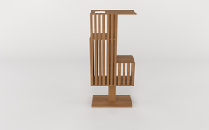 लक्जरी आधुनिक इनडोर के लिए प्रीमियम पालतू condo, टिकाऊ बिल्ली कुत्तों के बाद बहु-स्तरीय ठोस लकड़ी टॉवर सिसल खरोंच के बाद - Product Image 5