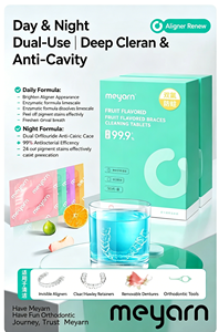 Tabletas Limpiadoras Ultrasónicas Eficaces para Retenedores Dentales, Alineadores, Dentaduras Postizas e <span class=keywords><strong>Invisalign</strong></span> para Dientes y Retenedores - Product Image 6