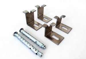 Высококачественные кронштейны из нержавеющей стали для мрамора (верхние и нижние), компоненты для крепления камня - Product Image 6