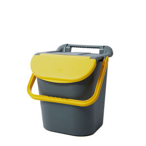PP Storage <b>Bucket</b> 30 Lt Yellow <b>with</b> <b>Lids</b> and Locking Handle Indoor/Outdoor Use - Product Image 1