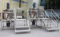 Moteur d'agitation haute efficacité, homogénéisateur de savon, mélangeur de liquide pour shampooing, parfum, capacité de 500 L, production industrielle chimique