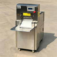 Trancheuse à viande congelée haute performance, coupe-légumes multifonctionnel, machine à trancher les saucisses CNC, trancheuse à rouleaux de viande de mouton