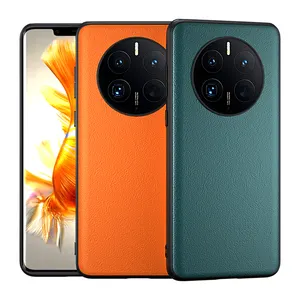 For Huawei Mate 50Pro Case Ultra Thin PU Leather Mate 50 Anti-fall Protection Shockproof Phone Back Cover