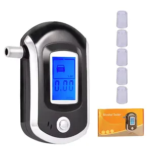 Dean AT6000 chuyên nghiệp chính xác nhạy cảm rượu Detector breathalyzer với màn hình LCD