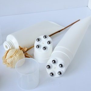 Aplicador de Masaje con Bola Rodante OEM Directo de Fábrica, Tubo Cosmético de Plástico Personalizado de 100 ml y 150 ml con Logotipo Serigrafiado - Product Image 1