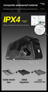 Voor Plateau Series X Fiets Waterdichte magnetische stuurtas 0,6L Fiets met vastgeschroefde frame Draagbare afneembare riem voor fietsen - Product Image 4