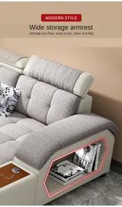 Wohnzimmer möbel Sofa-Set, modernes Couch-Leder, Komfort-Designs, Holz, andere Luxus-Lounge-Teile, Wohnzimmer-Möbel