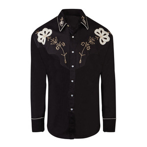 Chemises Western Tendance <span class=keywords><strong>Cowboy</strong></span> Vintage Personnalisées Col Classique Dernières Tendances Chemises Casual Manches Longues <span class=keywords><strong>Chemise</strong></span> <span class=keywords><strong>Homme</strong></span> - Product Image 6